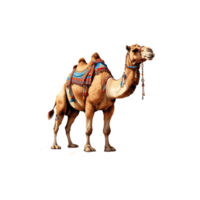 Camel 2d cartoon Beautiful camel cartoon cute Camel cartoon Generative Ai png