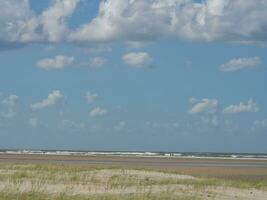 the beach of Spiekeroog photo