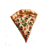 Pizza con camarón, Olivos, ai generativo png