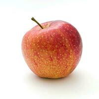 Red apple isolated on white background. Clipping path included for easy extraction. photo