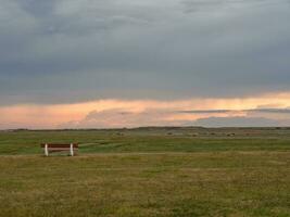 spiekeroog island in germany photo