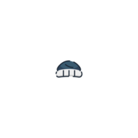 winter hat illustration with transparent background png