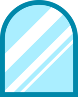 Blau Spiegel Symbol png