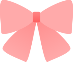 Cute ribbon bow icon png