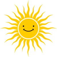 Sonne mit Sonnenschein Licht Strahlen Boho Symbol png