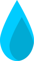 icono de gota de agua azul png