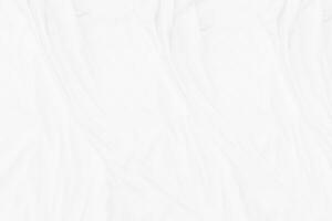 Top view Abstract White cloth background with soft waves.Wave and curve overlapping with different shadow of color,white fabric, crumpled fabric. photo