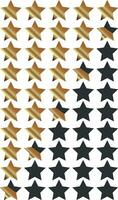 Rating. Gold stars on a dark background. Vector. vector