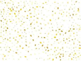 Light Golden glitter Rectangles confetti background. Pastel holiday texture. vector