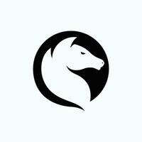 resumen caballo logo símbolo diseño ilustración vector