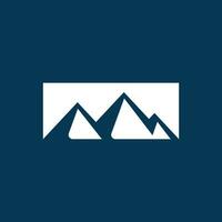 Mountain vector icon design template