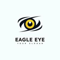 Eagle predator eye falcon bird logo       business vector
