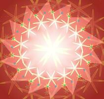 27 Abstract colorful background with Red Star Flower Lights background vector