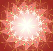 27 Abstract colorful background with Red Star Flower Lights background vector