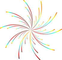 Kerstmis viering ster vuurwerk explosie fantasie gloeiend geïsoleerd abstract achtergrond png