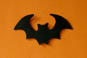 black bat paper cut element photo