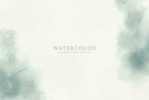 Abstract horizontal watercolor background. Neutral light colored empty space background illustration vector