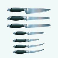 picture of knives vector