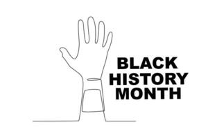 National Black History Month vector