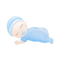 pasgeboren baby slaapt png