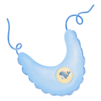 bleu bébé tablier png