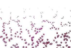 Light Purple vector cover with spots.