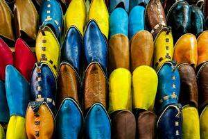 Colorful shoes and footwear photo