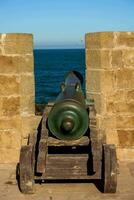 Antique cannon in the fort photo