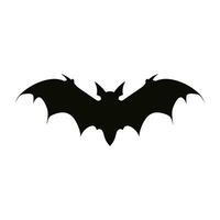 Black silhouette of a Bat vector illustration