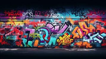 Graffiti Wall Abstract Background photo