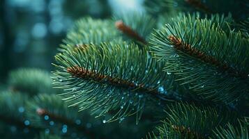 macro foto de Navidad árbol