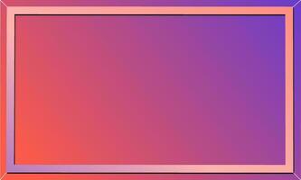 red and blue border frame. abstract gradient background vector