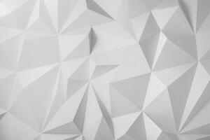 Abstract background of polygons on white background. photo