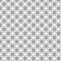 black line interlocking squares vector lattice seamless background pattern