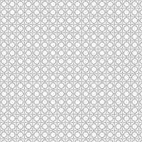 black line interlocking circles and square vector seamless background pattern
