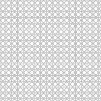 black line interlocking circles and square vector seamless background pattern