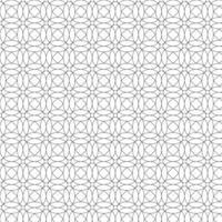 black line interlocking circles and diamonds vector lattice seamless background pattern