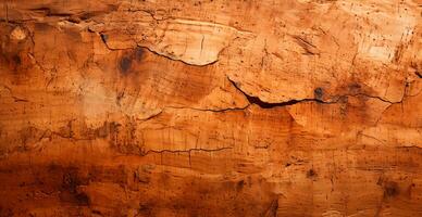 Balsa wood texture, panoramic old background - AI generated image photo