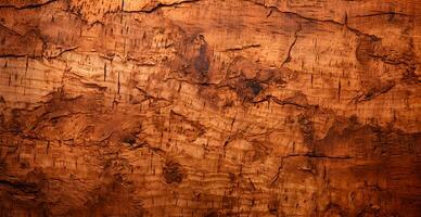 Balsa wood texture, panoramic old background - AI generated image photo