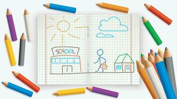 back to school vector