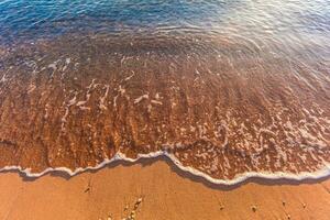 Beautiful beach coast in the Red Sea, Egypt. photo