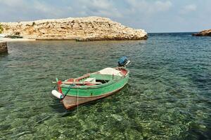 Beautiful scenery of Polignano a Mare, town in the province of Bari, Puglia. photo