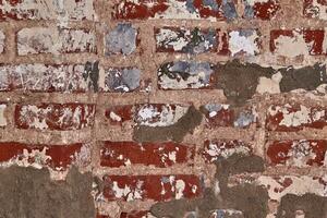 Old brick wall. Grunge background. Basic background for design photo