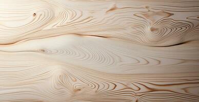 Light wood texture, panoramic background - AI generated image photo