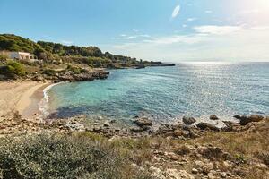 Breathtaking natural landscapes and seaside of Puglia, Italy. photo