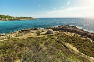 Breathtaking natural landscapes and seaside of Puglia, Italy. photo