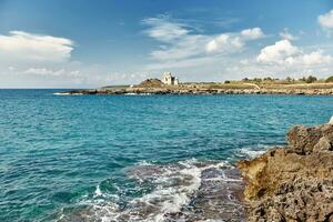 Breathtaking natural landscapes and seaside of Puglia, Italy. photo