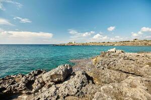 Breathtaking natural landscapes and seaside of Puglia, Italy. photo