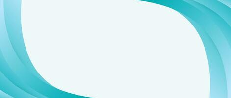 blue banner background with gradations and curved lines on both sides vector
