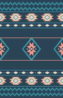 Ethnic geometric. Seamless pattern. Mexican blanket, rug. Woven carpet illustration. vector